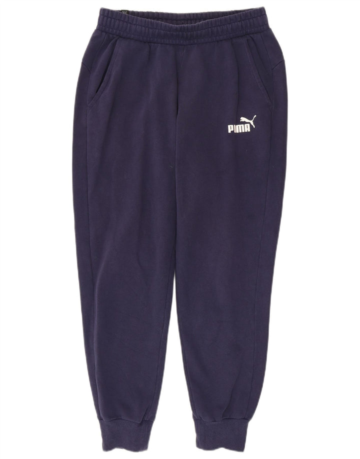 Puma Mens Tracksuit Trousers Joggers Medium  Navy Blue