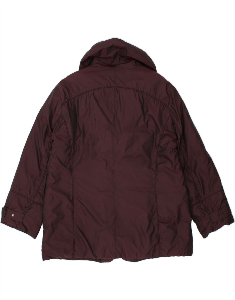 ELENA MIRO Womens Padded Jacket UK 16 Large Burgundy | Vintage ELENA MIRO | Thrift | Second-Hand ELENA MIRO | Used Clothing | Messina Hembry 