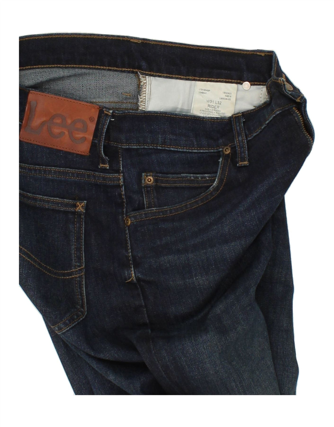 LEE Mens Rider Capri Jeans W31 L23  Navy Blue Cotton Vintage Lee and Second-Hand Lee from Messina Hembry 