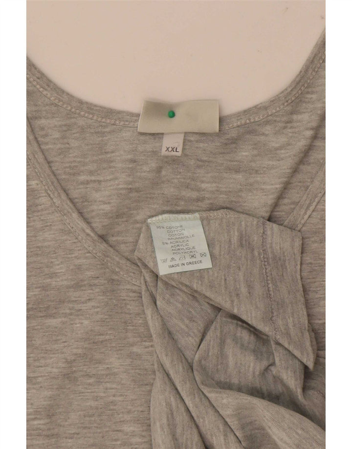 Asics Mens Vest Top 2XL Grey Cotton