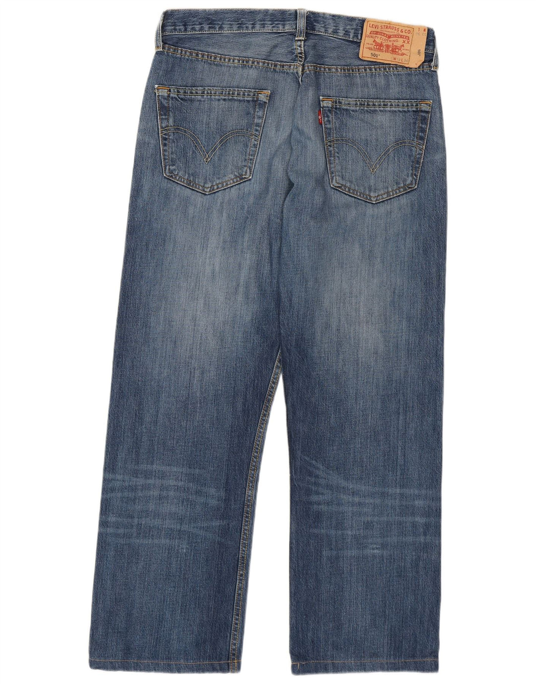 Levi's Mens 501 Straight Jeans  W33 L27 Blue