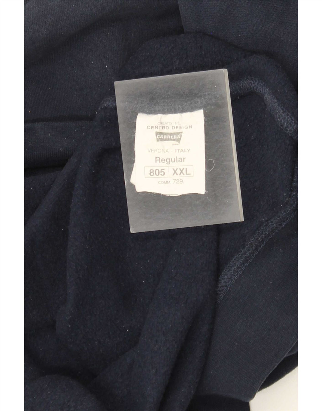 Carrera Mens Graphic Sweatshirt Jumper 2XL Navy Blue Cotton