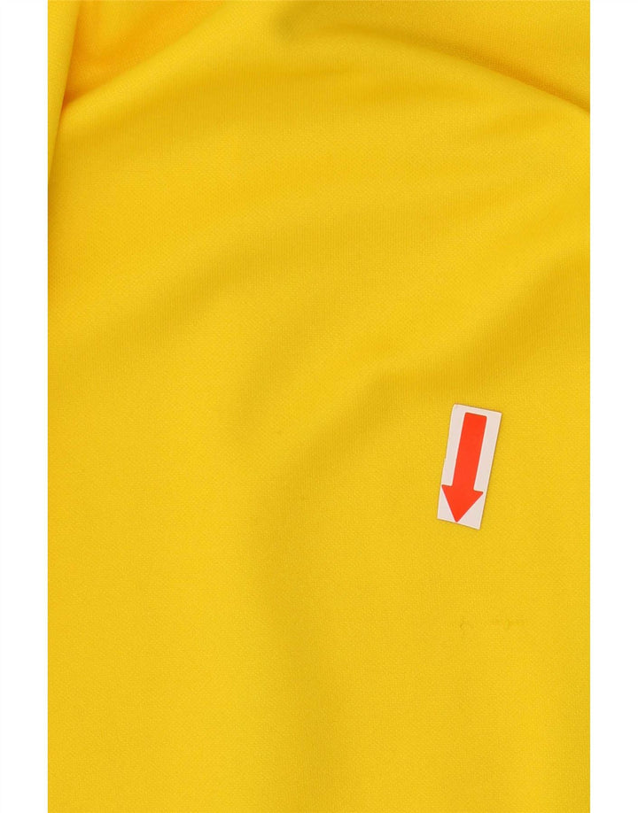 Oasis Mens Graphic T-Shirt Top Large Yellow Polyester