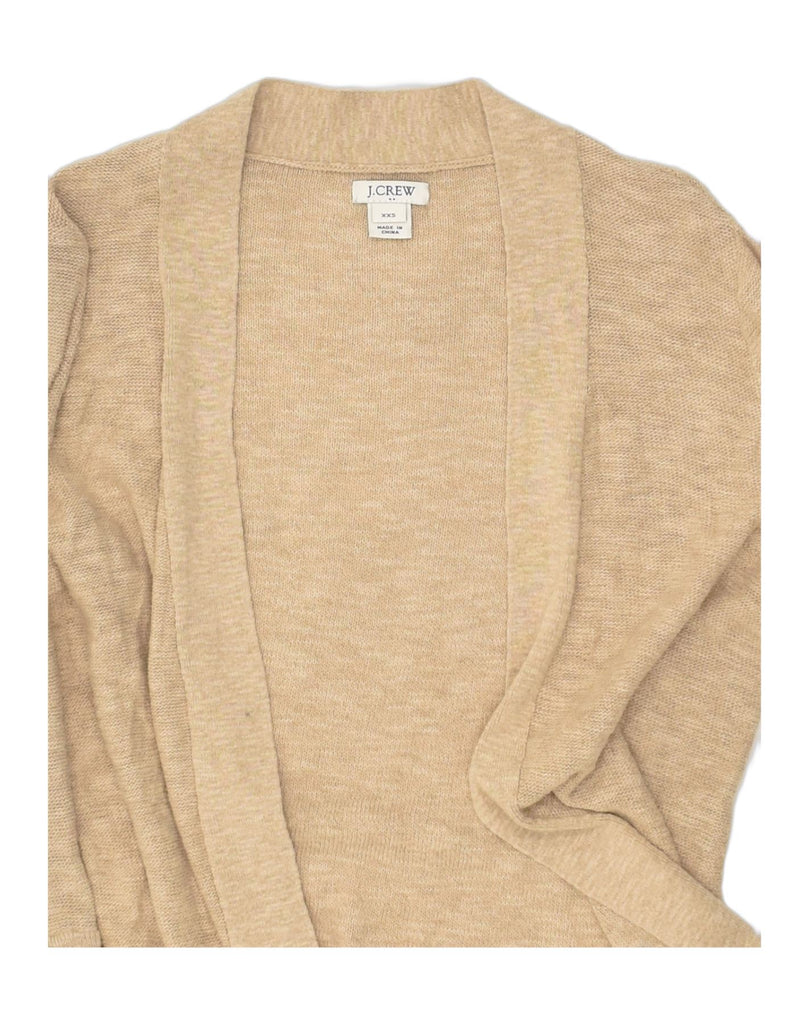 J. CREW Womens Cardigan Sweater UK 2 2XS Beige Cotton | Vintage J. Crew | Thrift | Second-Hand J. Crew | Used Clothing | Messina Hembry 