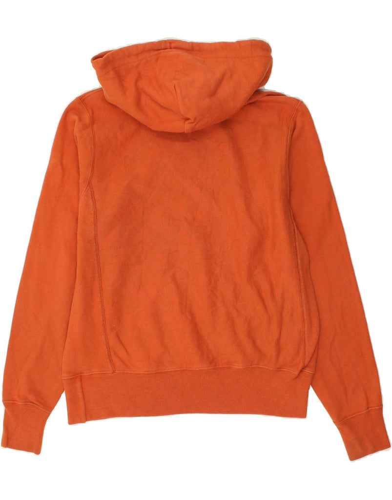 CHAMPION Mens Hoodie Jumper Small Orange Cotton | Vintage Champion | Thrift | Second-Hand Champion | Used Clothing | Messina Hembry 