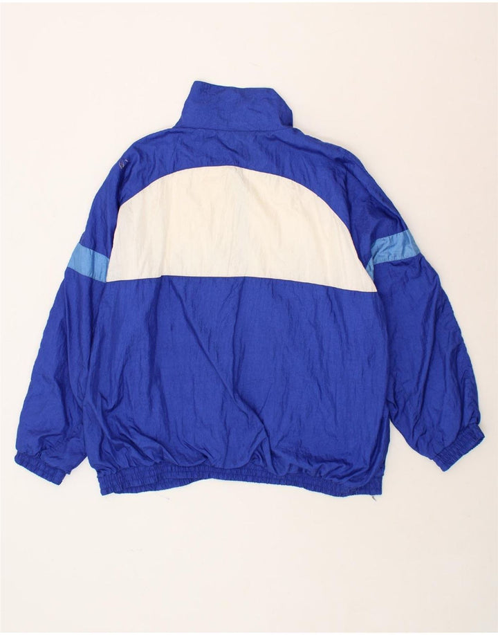 RODEO Womens Tracksuit Top Jacket UK 22/24 3XL Blue Colourblock Polyester Vintage Rodeo and Second-Hand Rodeo from Messina Hembry 