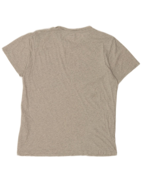 Levi's Mens Graphic T-Shirt Top Medium Grey Flecked Cotton