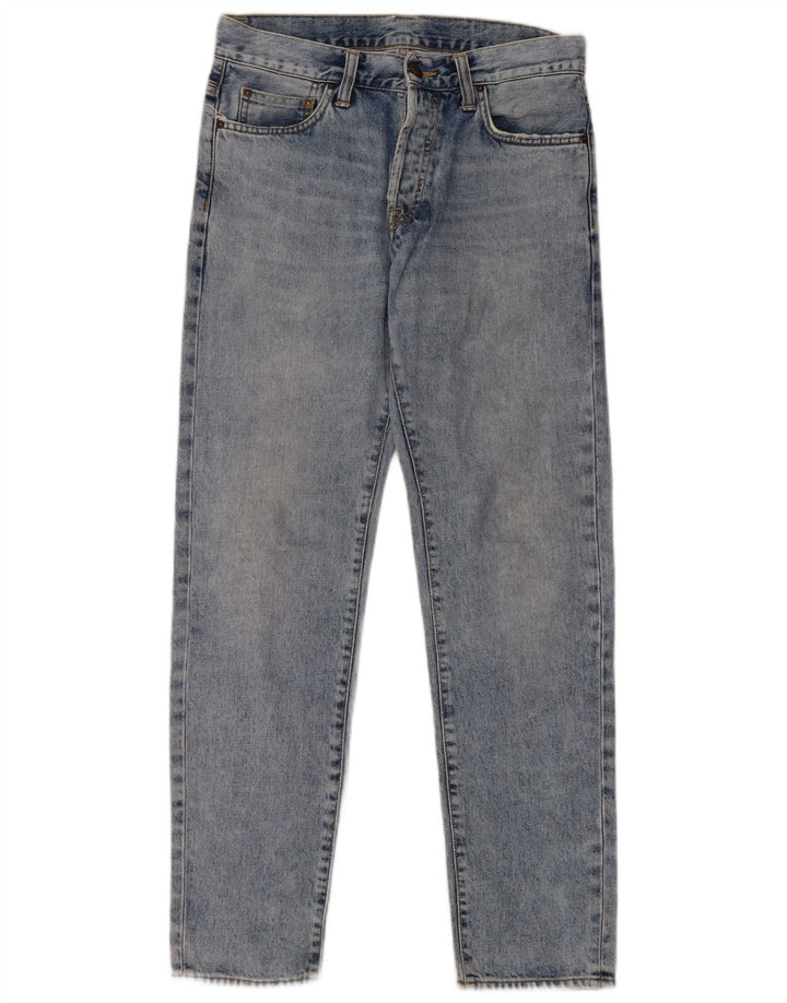 Carhartt Mens Slim Jeans W28 L30 Blue Cotton