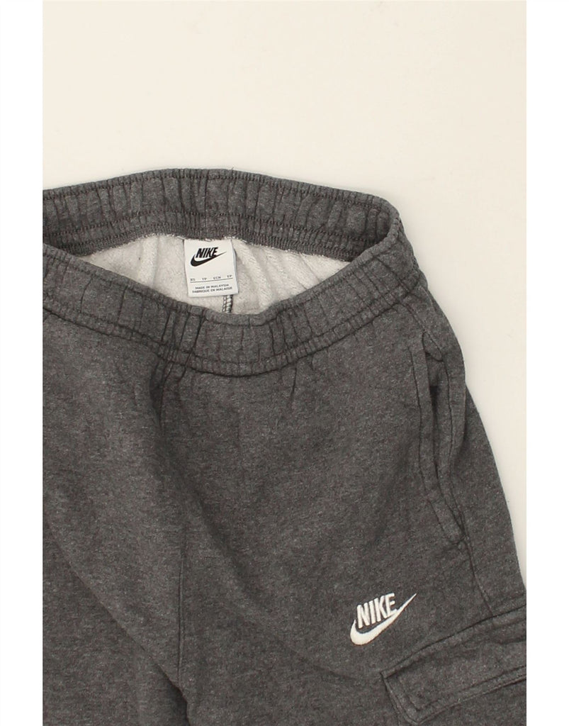 NIKE Mens Cargo Tracksuit Trousers Joggers XS Grey Cotton | Vintage Nike | Thrift | Second-Hand Nike | Used Clothing | Messina Hembry 