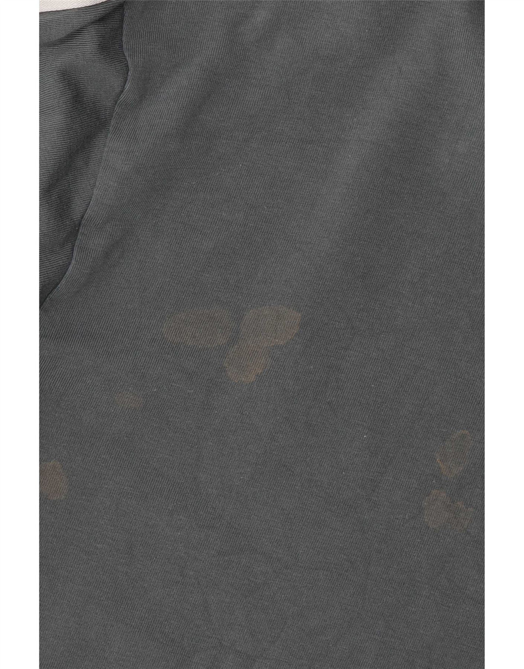 Adidas Womens Top Long Sleeve UK 16 Large  Grey Cotton