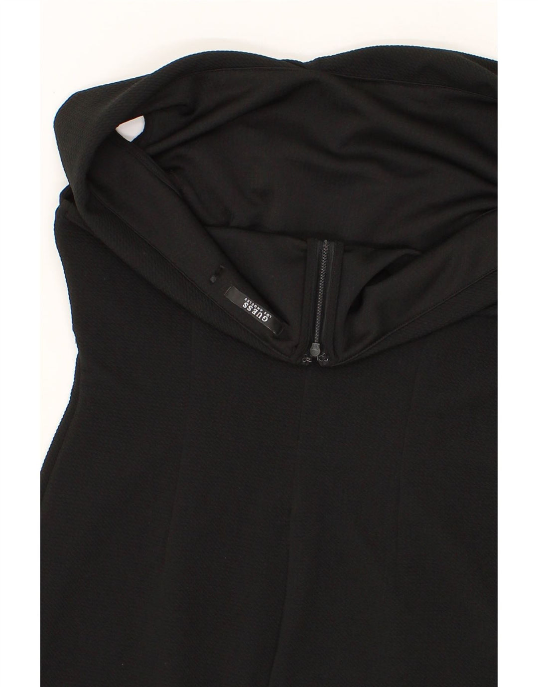 GUESS Womens Off Shoulder Dress IT 42 Medium Black Polyester Vintage Guess and Second-Hand Guess from Messina Hembry 