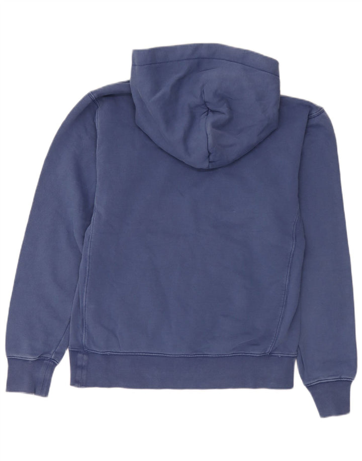 Champion Mens Graphic Hoodie Jumper Large Blue