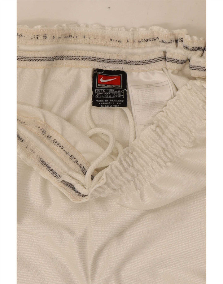 Nike Mens Sport Shorts UK 42/44 Large White Polyester