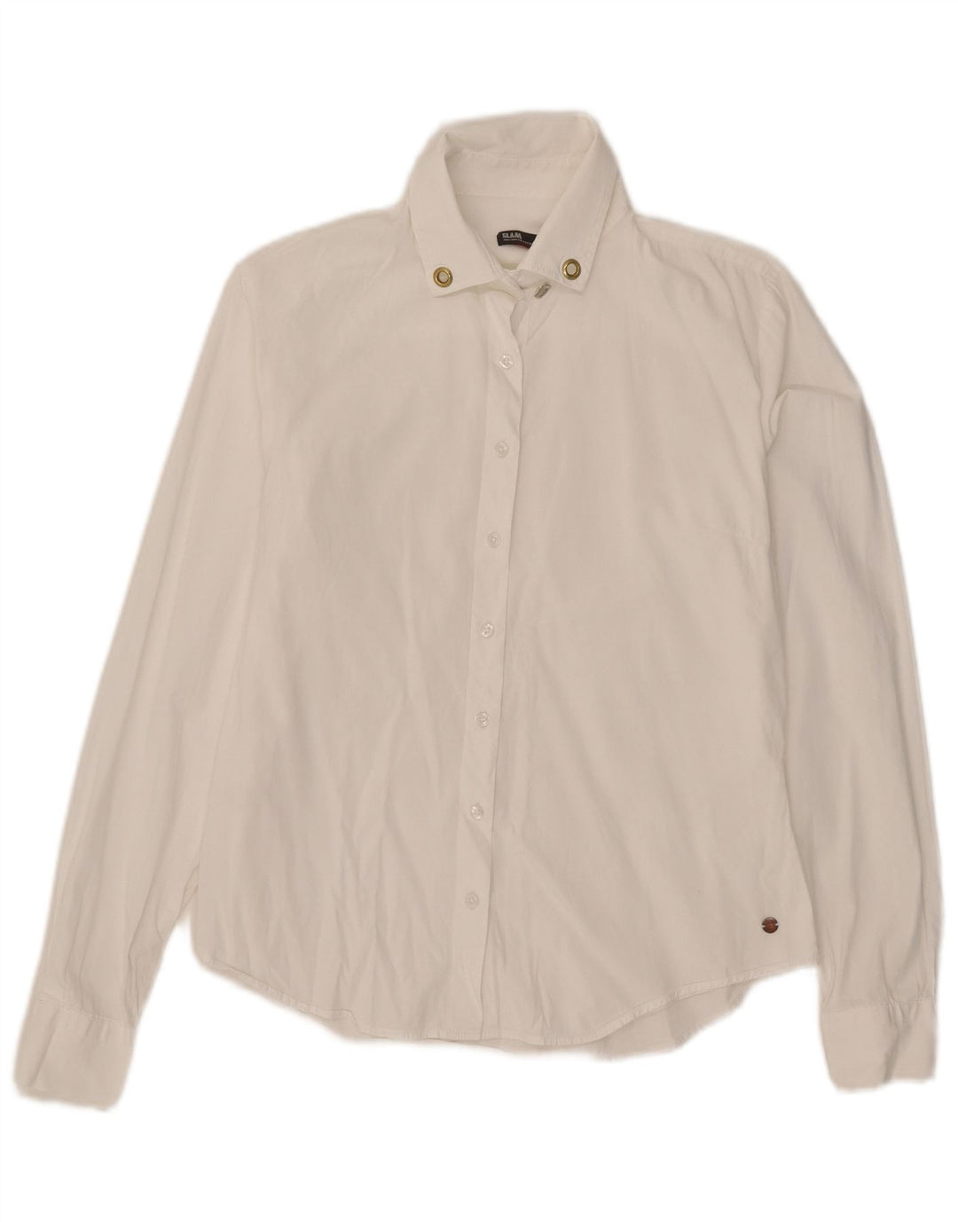 Slam Womens Shirt UK 12 Medium White