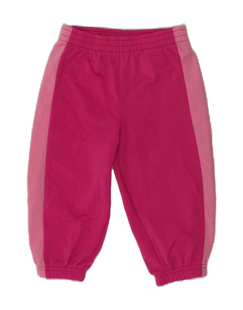 PUMA Baby Girls Joggers Trousers 9-12 Months Pink Polyester | Vintage Puma | Thrift | Second-Hand Puma | Used Clothing | Messina Hembry 