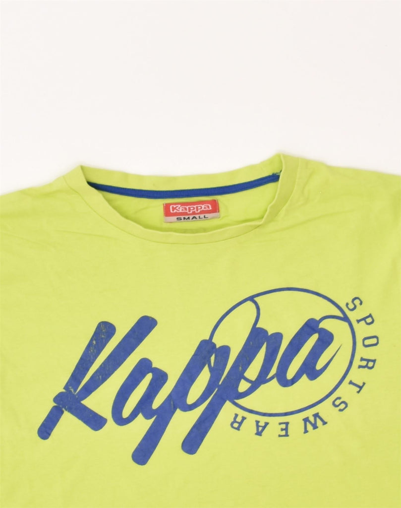 KAPPA Mens Graphic T-Shirt Top Small Green Cotton | Vintage Kappa | Thrift | Second-Hand Kappa | Used Clothing | Messina Hembry 