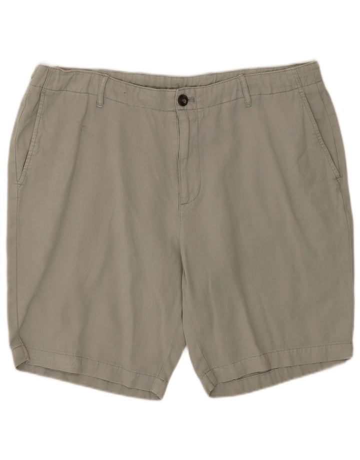 Reiss Mens Chino Shorts W36 Large Grey Cotton