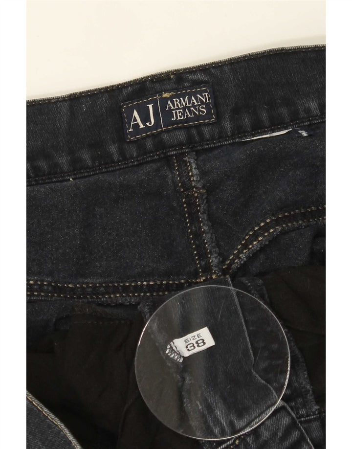 Armani Mens Straight Jeans W38 L27 Navy Blue