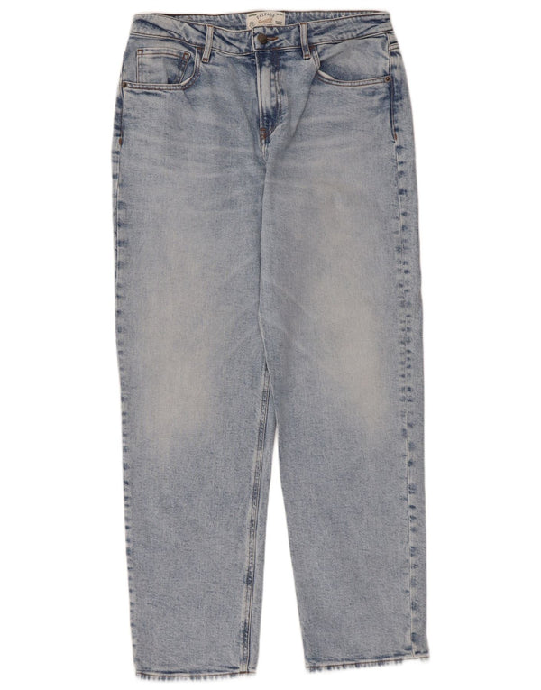 Fat Face Womens Ludlow Straight Jeans UK 12 Medium W32 L29 Blue Cotton
