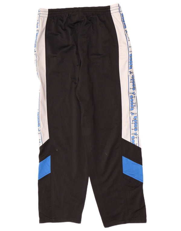 Diadora Mens Graphic Tracksuit Trousers IT 52 Large Black Colourblock