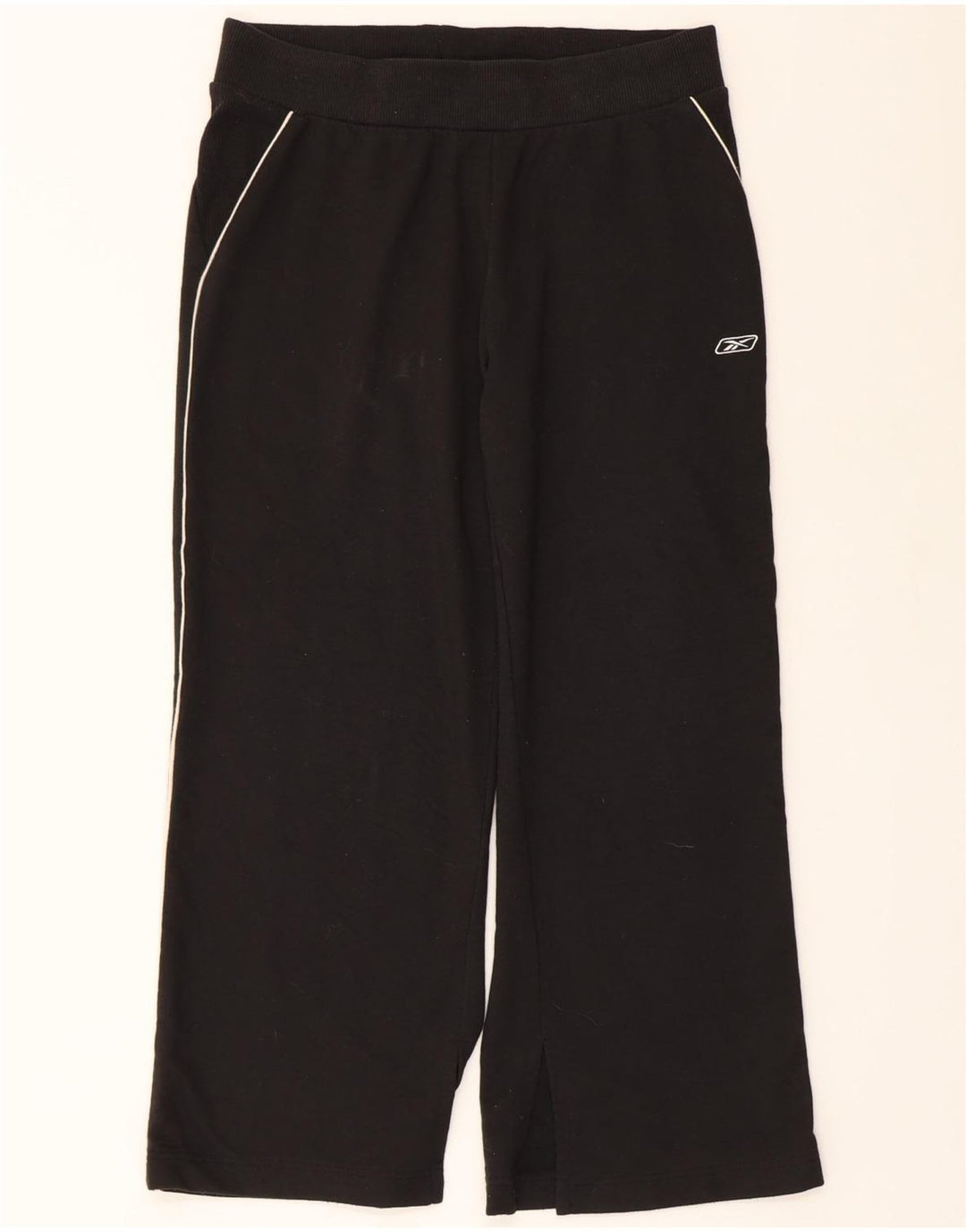 REEBOK Womens Tracksuit Trousers UK 16 Large  Black Polyester Vintage Reebok and Second-Hand Reebok from Messina Hembry 