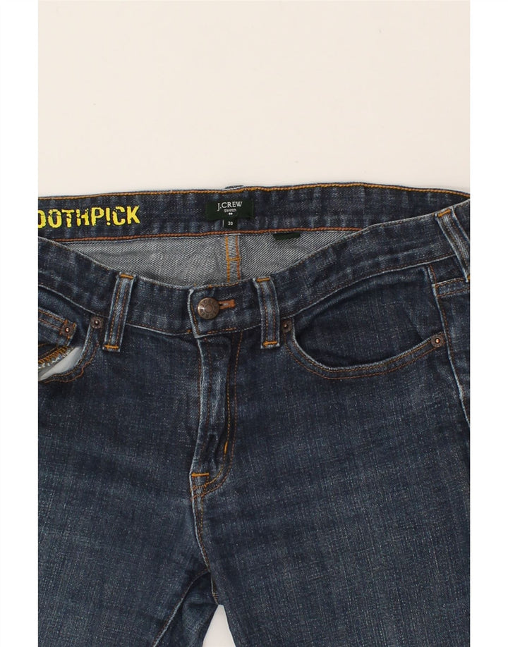 J. CREW Womens Toothpick Slim Jeans W30 L28 Blue Cotton Vintage J. Crew and Second-Hand J. Crew from Messina Hembry 