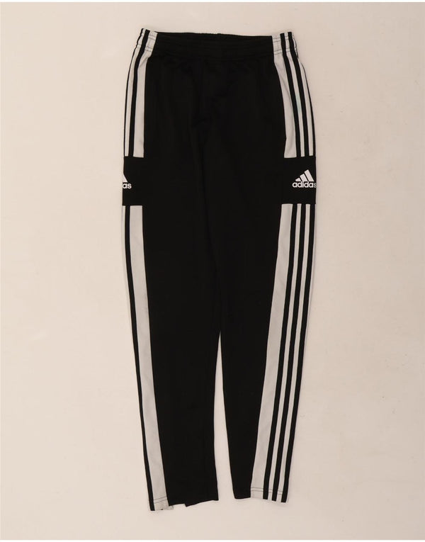Adidas Boys Aeroready Tracksuit Trousers 13-14 Years Black Colourblock