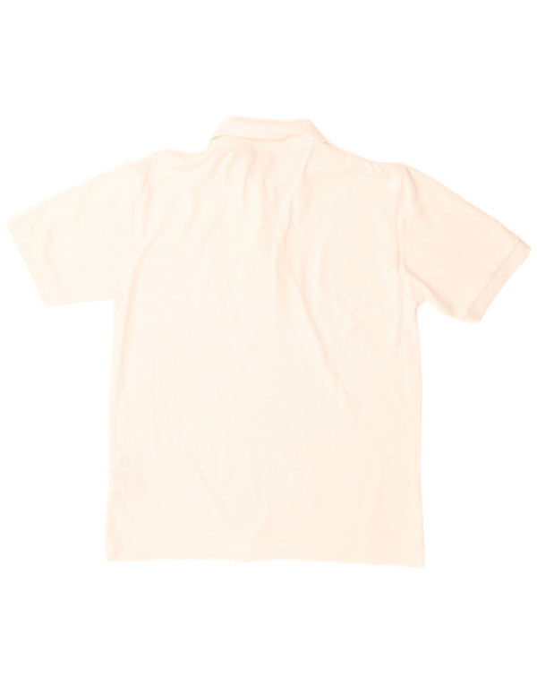 Kappa Mens Polo Shirt Medium White Cotton