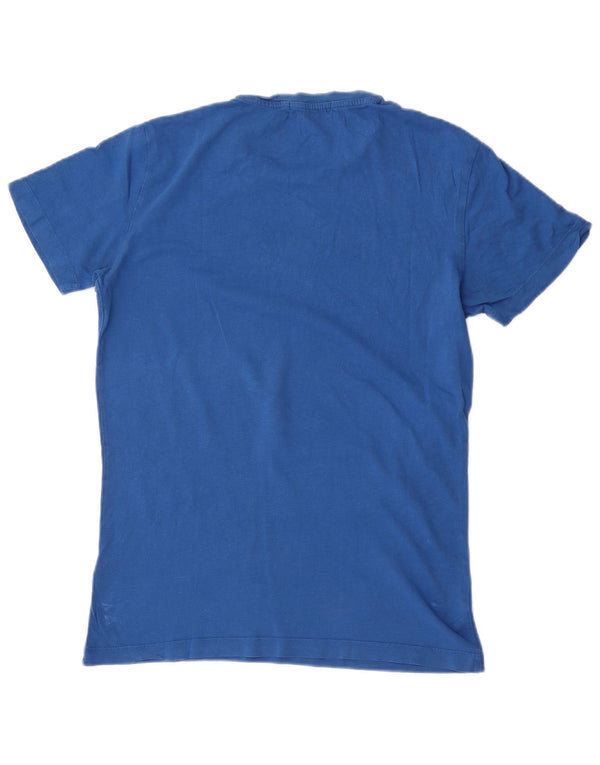 Calvin Klein Jeans Mens T-Shirt Top Small Blue Cotton