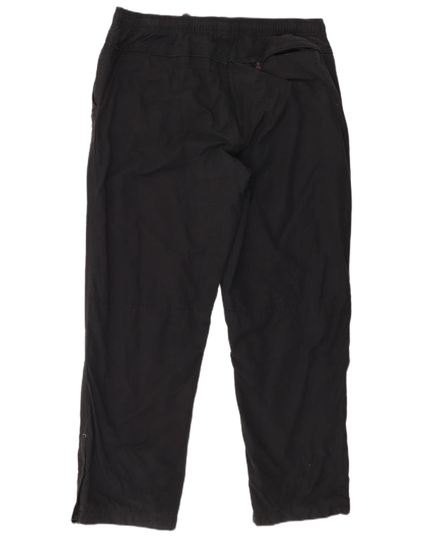 Marks & Spencer Mens Straight Chino Trousers W40 L31 Black Cotton