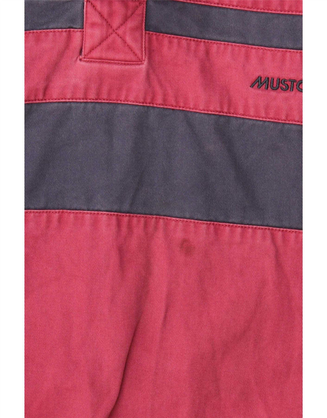Musto Mens Pullover Shirt Large Red Striped Cotton