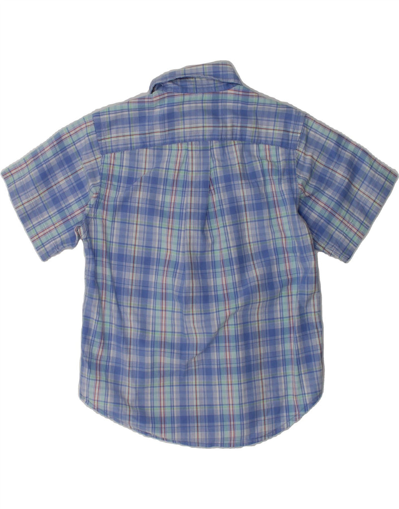 RALPH LAUREN Boys Short Sleeve Shirt 2-3 Years Blue Check Cotton | Vintage Ralph Lauren | Thrift | Second-Hand Ralph Lauren | Used Clothing | Messina Hembry 