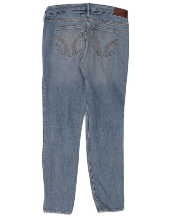 HOLLISTER Womens Low Waist Cropped Jeans US 3 Small W26 L26 Blue