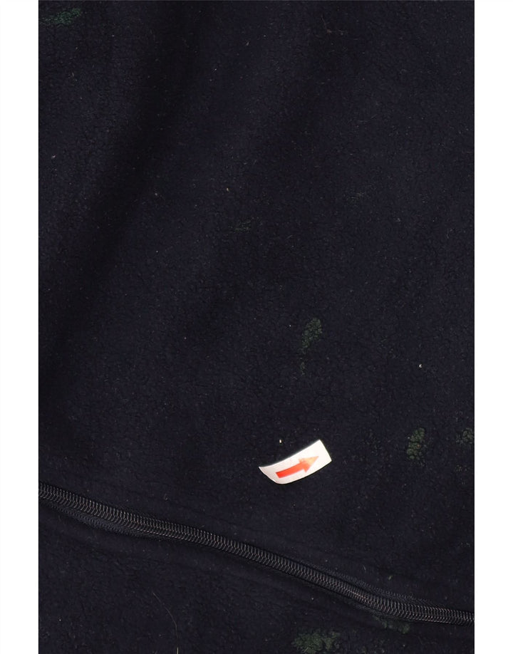 Reebok Mens Fleece Jacket UK 40 Large Navy Blue Polyester