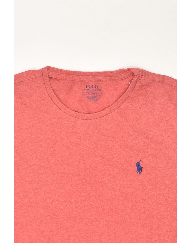 POLO RALPH LAUREN Mens T-Shirt Top Medium Pink Cotton | Vintage Polo Ralph Lauren | Thrift | Second-Hand Polo Ralph Lauren | Used Clothing | Messina Hembry 
