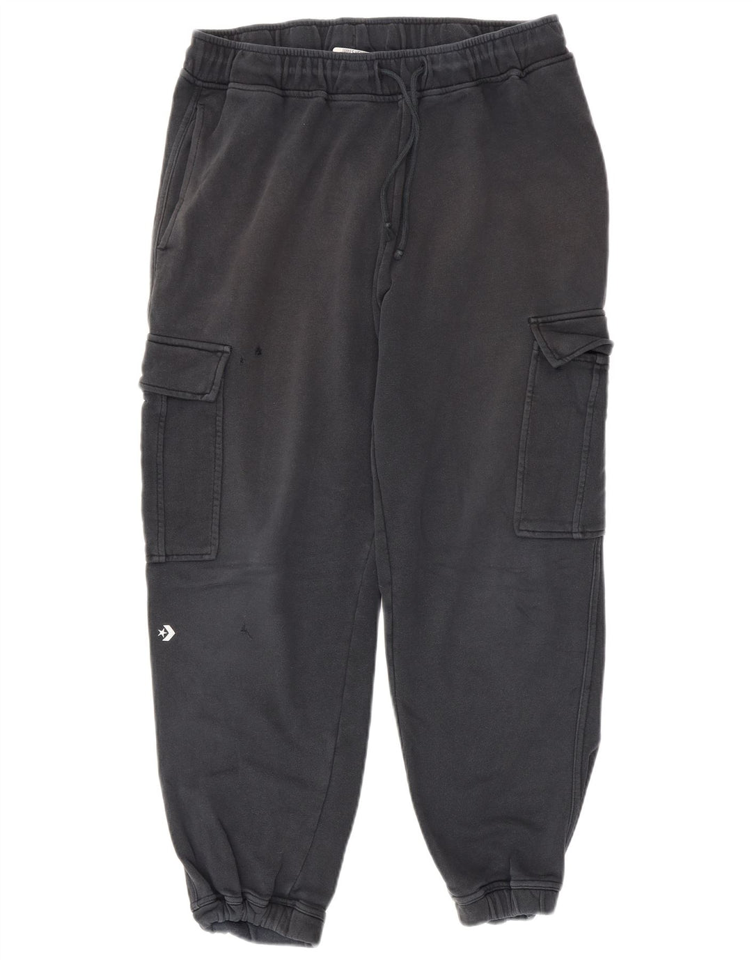 Converse Mens Cargo Tracksuit Trousers Joggers Medium Navy Blue Cotton