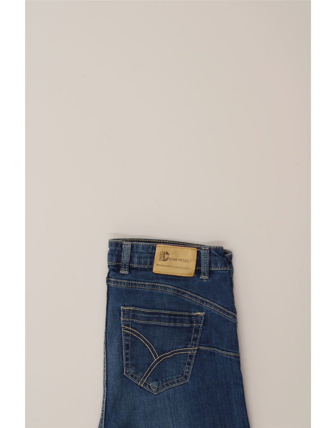 DACK'S Womens Crop Slim Jeans IT 44 Medium W30 L25 Blue Cotton Vintage Dack's and Second-Hand Dack's from Messina Hembry 