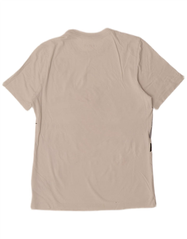 Jordan Mens Graphic T-Shirt Top Medium White Cotton