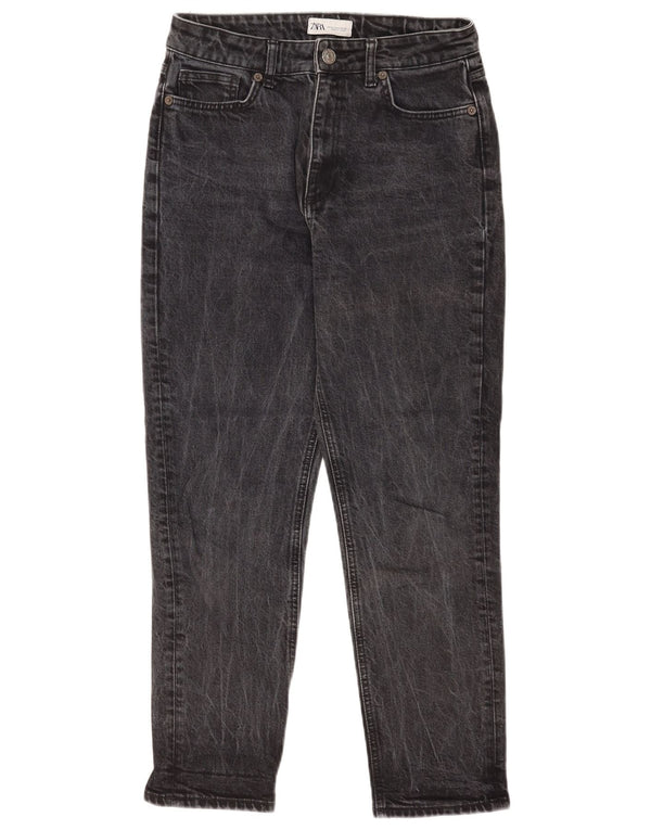 Zara Womens Tapered Jeans EU 40 Medium W30 L27 Black