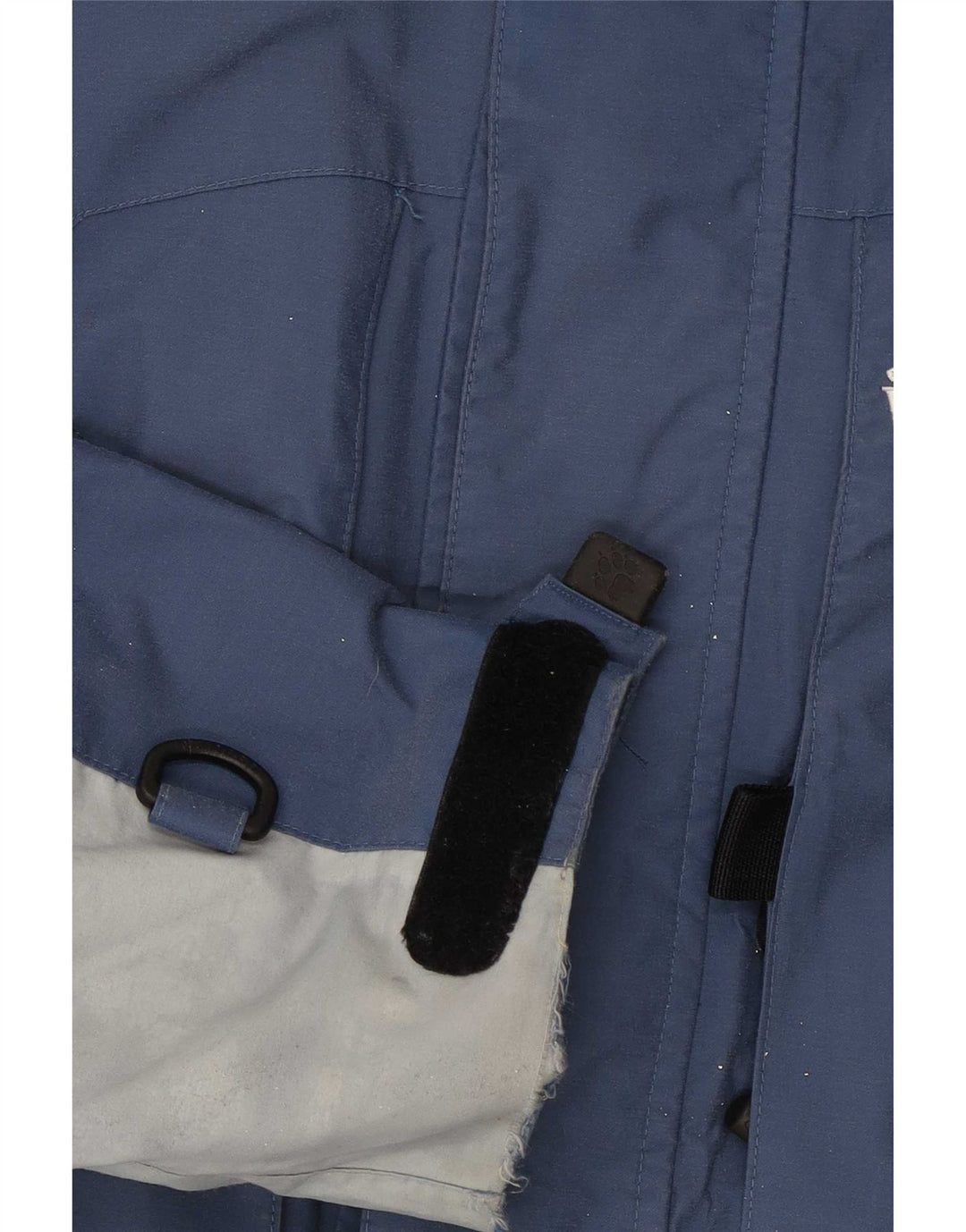 Jack Wolfskin Mens Ski Jacket UK 40/42 Large Blue Colourblock Polyamide