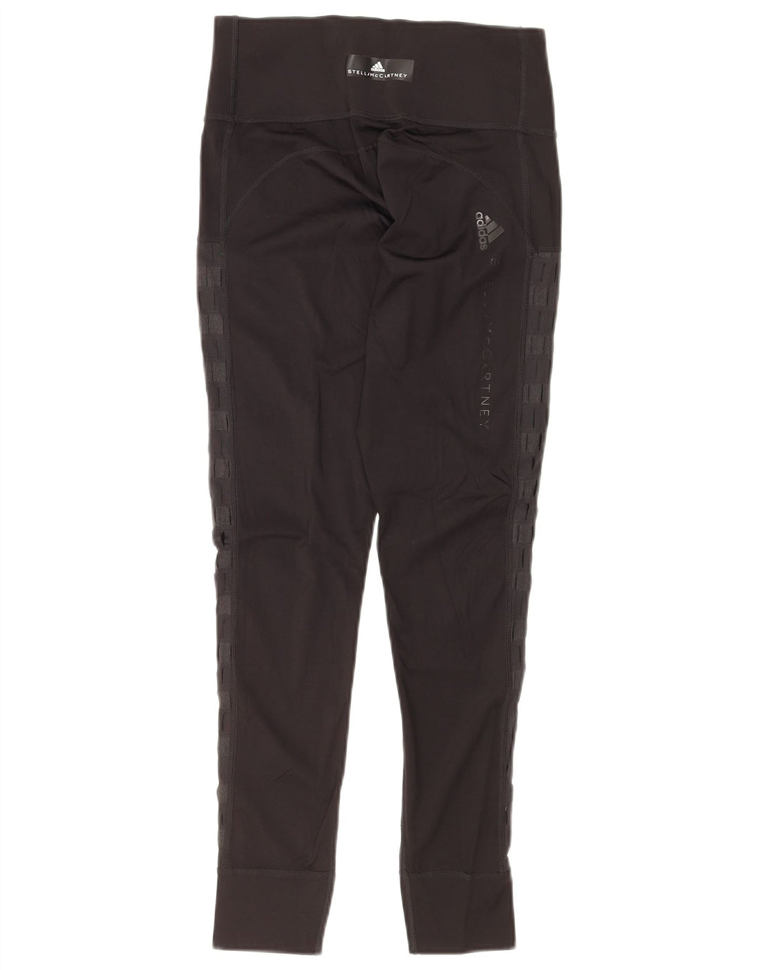 ADIDAS Womens Stella McCartney Graphic Leggings UK 8 Small  Black Striped