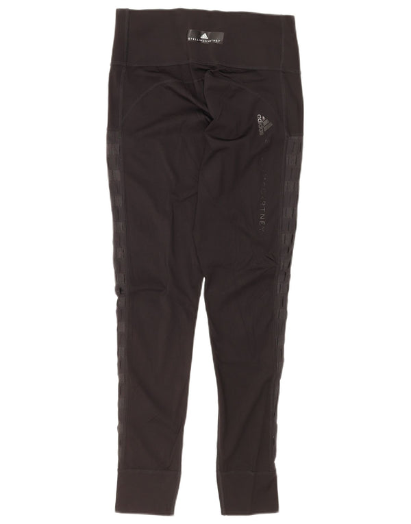 ADIDAS Womens Stella McCartney Graphic Leggings UK 8 Small  Black Striped