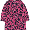 HERMANN LANGE Womens Longline Blazer Jacket UK 16 Large Navy Blue Floral Vintage Hermann Lange and Second-Hand Hermann Lange from Messina Hembry 