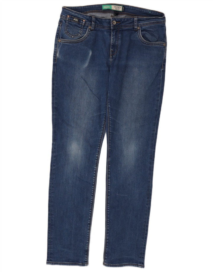Superdry Womens Imogen Slim Jeans W32 L32 Blue Cotton