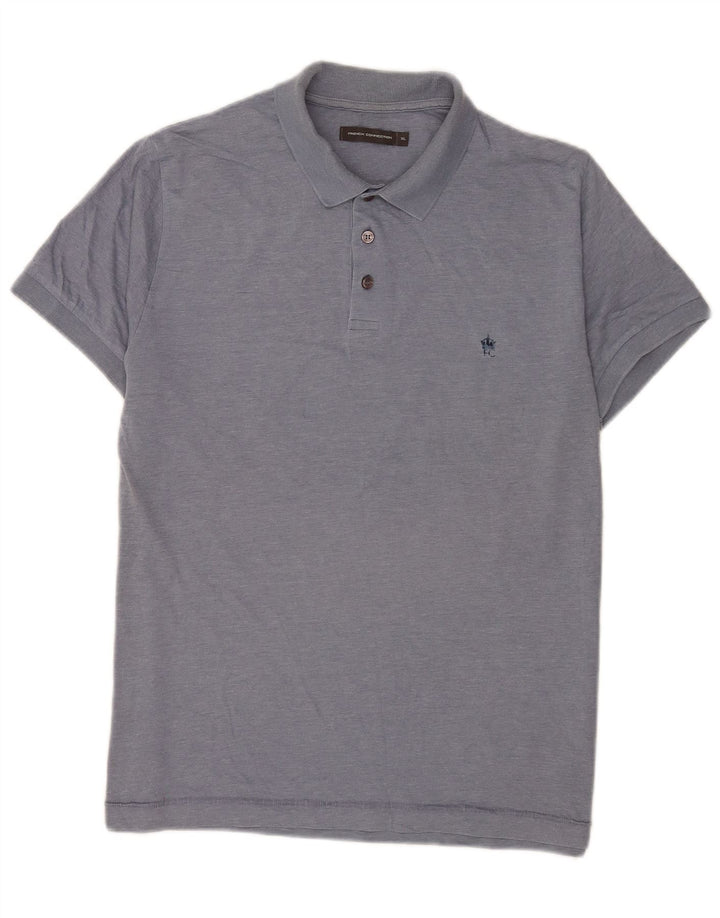 French Connection Mens Polo Shirt XL Blue Cotton
