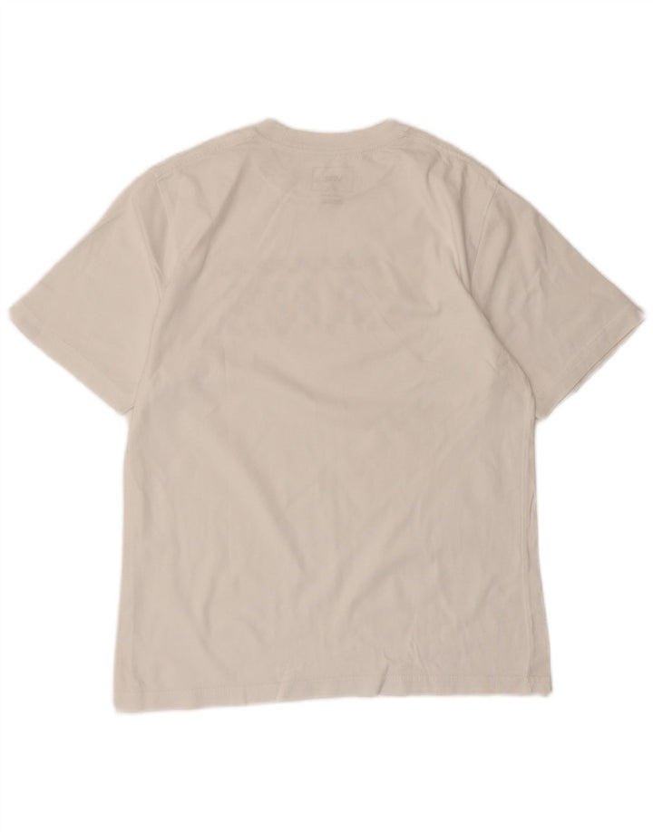 Vans Boys Custom Fit Graphic T-Shirt Top 10-11 Years Medium White Cotton