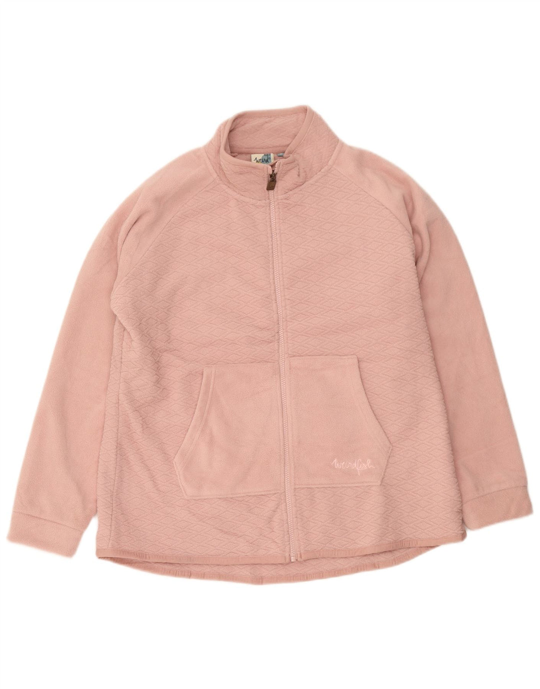 Weird Fish Womens Fleece Jacket UK 18 XL Pink Polyester