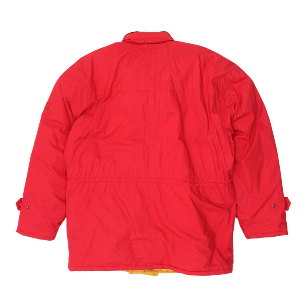 Puma Mens Red Padded Coat Jacket | Vintage 90s Winter Sportswear VTG Vintage Messina Hembry and Second-Hand Messina Hembry from Messina Hembry 