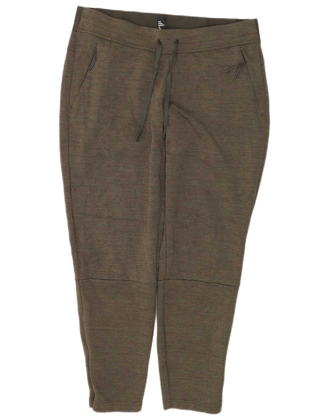 ADIDAS Womens Tracksuit Trousers UK 20/22 XL  Khaki Flecked