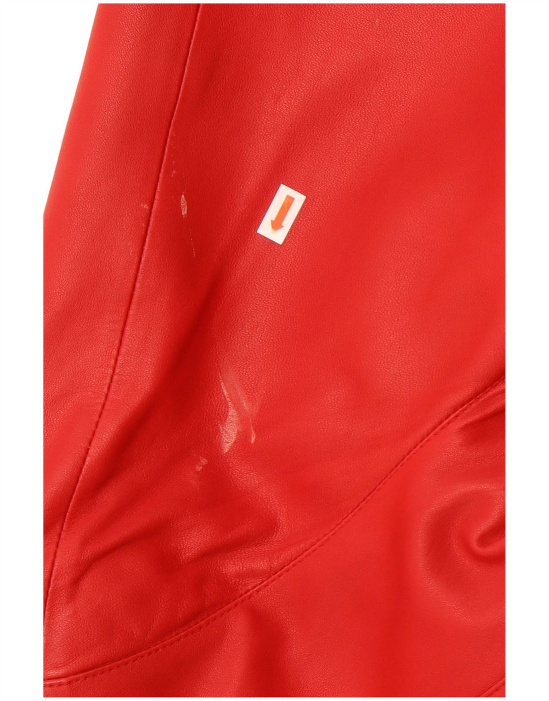 Vintage Womens Leather Jacket UK 16 Large Red Leather